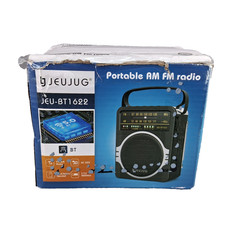 Jeujug On The Go JEU-BT1622 Portable AM FM Radio Bluetooth 5.0