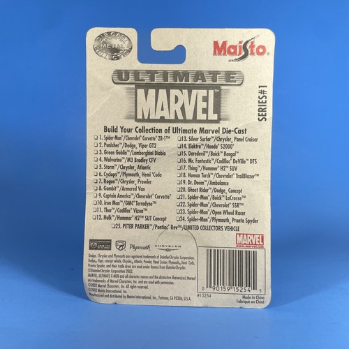 2004 Maisto Marvel Die Cast Car Lot Of 4 Spider-Man Captain America Doc Ock - Picture 9 of 10