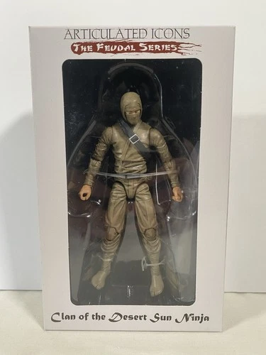 Articulated Icons Clan Of The Desert Sun Ninja Fwoosh NEW 6 Inch figure