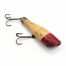 Vintage Wood Hootenanna Topwater Bass Pike Fishing Lure • Monteplier, Ohio