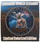 Sunshine Mint Zombucks African Undead 1 oz .999 Silver Colorized 39mm