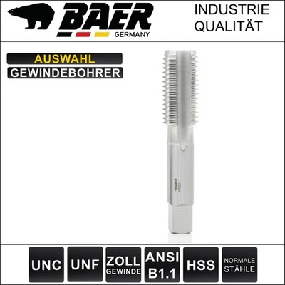 Handgewindebohrer UNC UNF Zoll | Gewindebohrer Gewindeschneider | BAER
