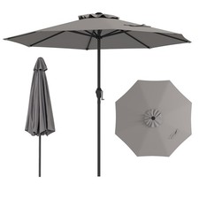 8.5 FT Outdoor Patio Umbrella, Modern Table Umbrella with 8 Heavy Duty Ribs