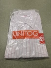 Vintage UNITOG Coke Uniform Shirt Red Pin Striped 17-17.5 New in Package