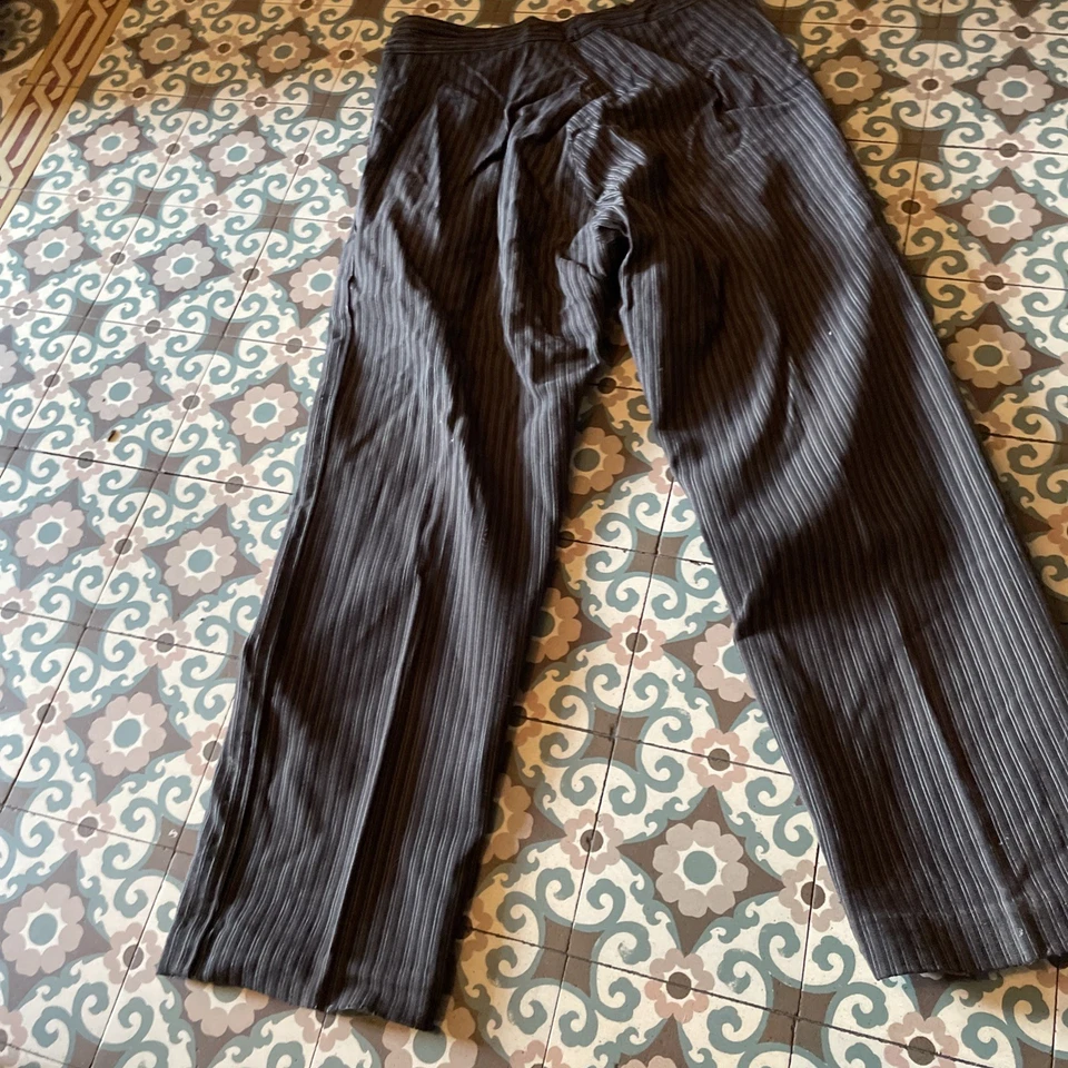 Ancien Pantalon De Sortie Paysans  - Photo 4/4