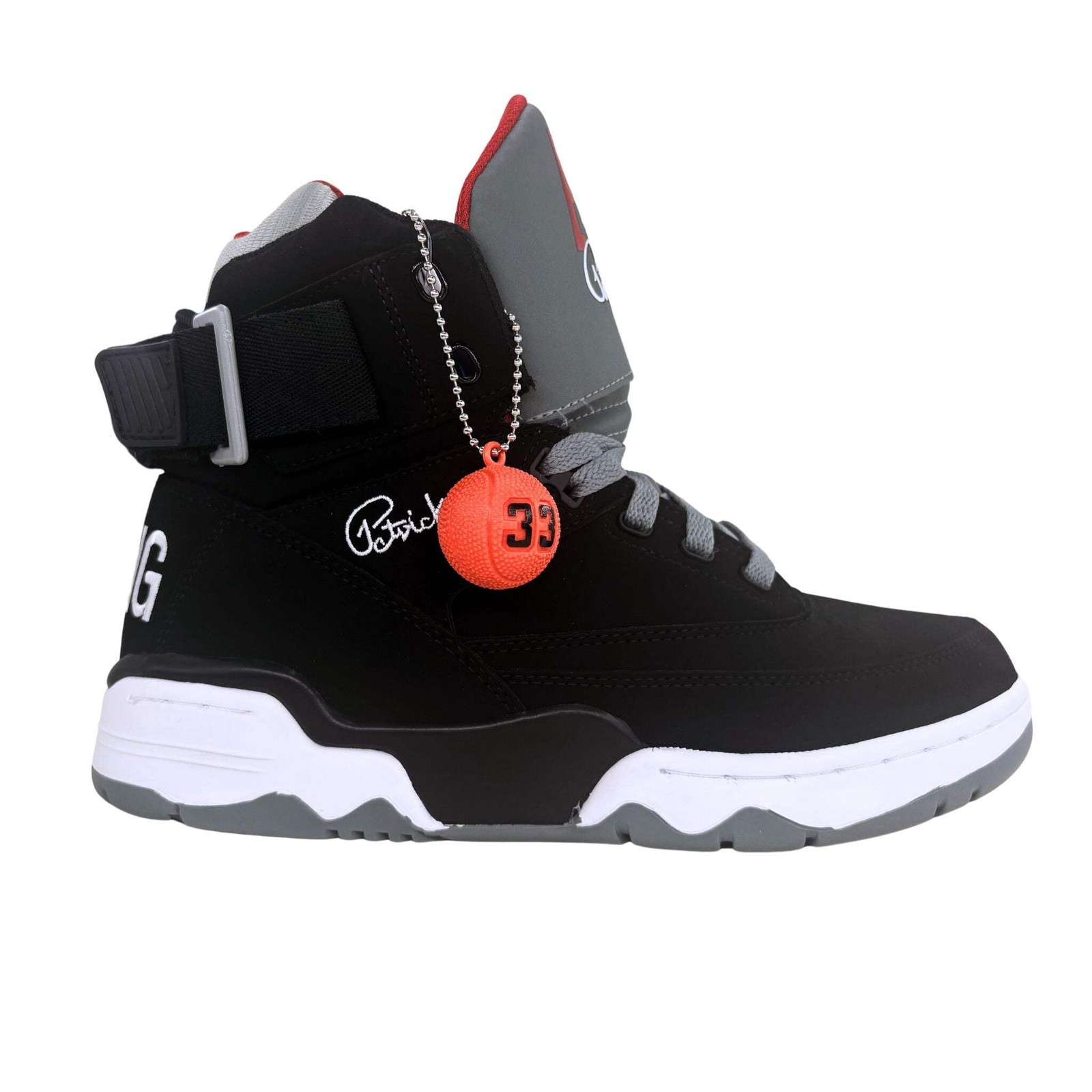 Patrick Ewing Athletics Men's 1EW90165-005 33 HI Black Grey 