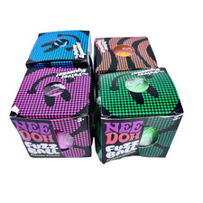 Lot Of 4 NeeDoh Fuzz Ball Flower Power: The Velvet Squeeze - Brand New