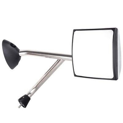 Chrome Hood Towing Mirror L&R Pair for Intl ProStar 2002-2017 Manual Adjust
