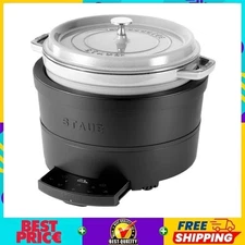 🔥 Staub Cast Iron - Accessories Precision Induction Multi Cooker, black matte ⚡