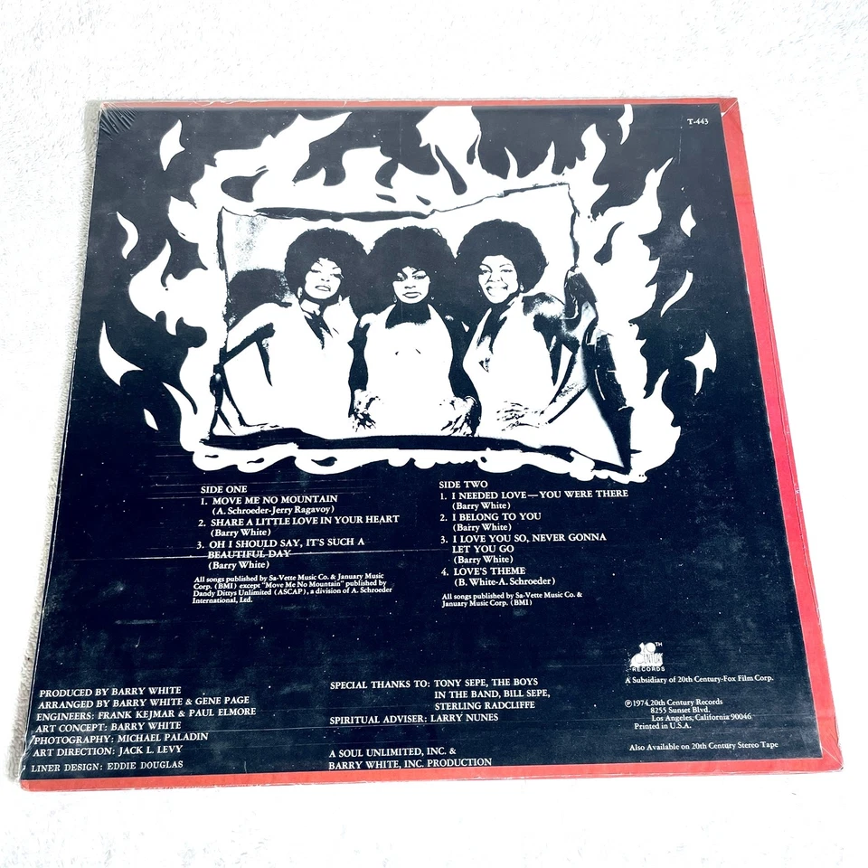 Love Unlimited "In Heat" 1974 Soul LP, SEALED!, Original Pressing, Barry White - Image 2 of 2