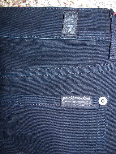 ¡NUEVO! 7 PARA TODA LA HUMANIDAD GPK Glassel Park INDIGO Lavado BOOTCUT JEANS Raros 24 $178 - Imagen 9 de 9