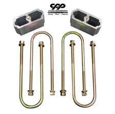 1967 68 69 CHEVY CAMARO 68-74 NOVA 3" DROP LOWERING BLOCKS U BOLTS COMPLETE KIT