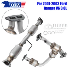 OEM Front & Rear Catalytic Converter For 2001-03 Ford Ranger V6 3.0L 50203 53425