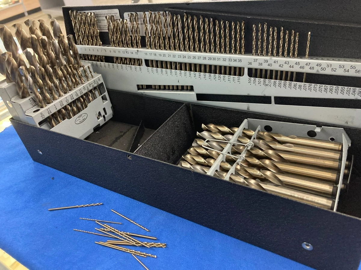 PRECISION C115COMBC JOBBER LENGTH MACHINIST SET DRILL BITS MACHINE