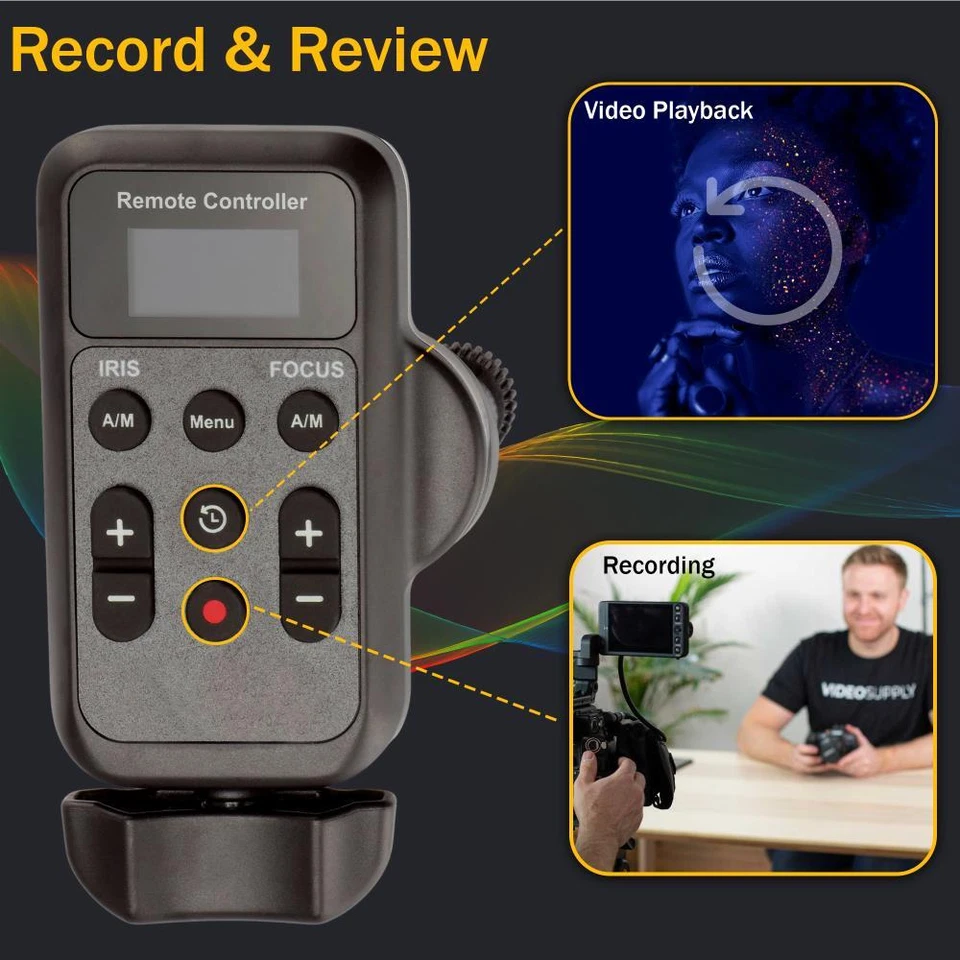 Control remoto zoom videocámara cable de resorte conector de 2,5 mm para Sony Panasonic Lanc Foto 4 de 4