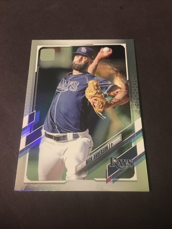 2021 Topps Update Rainbow Foil  Nick Anderson #US233 Rays