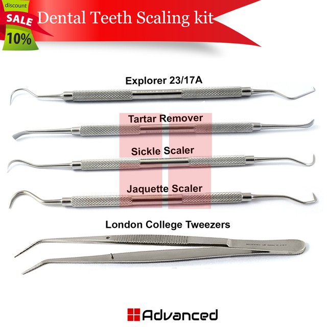 Dental Teeth Scaling Kit Veterinary Animals Dogs Cat Tartar Plaque