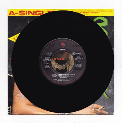 POISON Every Rose Has Its Thorn 7'' VINYL A-SINGLE Germany Facts zu Poison