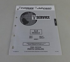 Teilekatalog Johnson Evinrude Außenborder / Outboards 3 / 4 Models Stand 1993