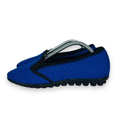 bernie mev. Blue Slip-On Woven Casual Loafers Amazon.com | Bernie Mev Women main image 4