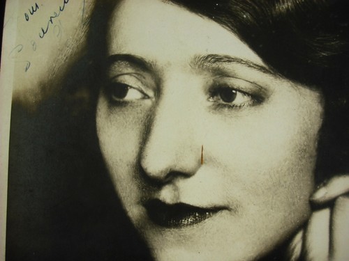 Photographie autographe de Germaine Cernay Chanteuse d'opéra à Mr Chabot 1934 - Photo 3/3