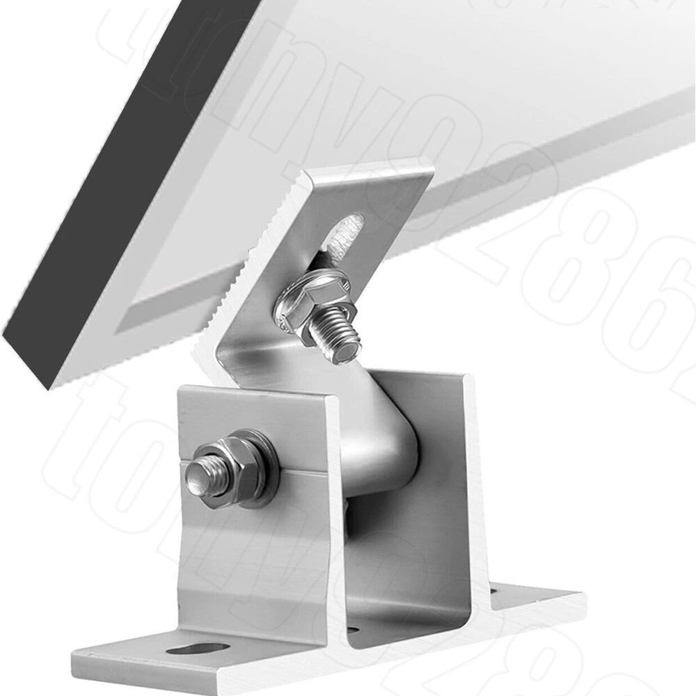 Solar Panel Mounting Brackets Flat Roof Tilt Mount Aluminum Adjustable Bracket