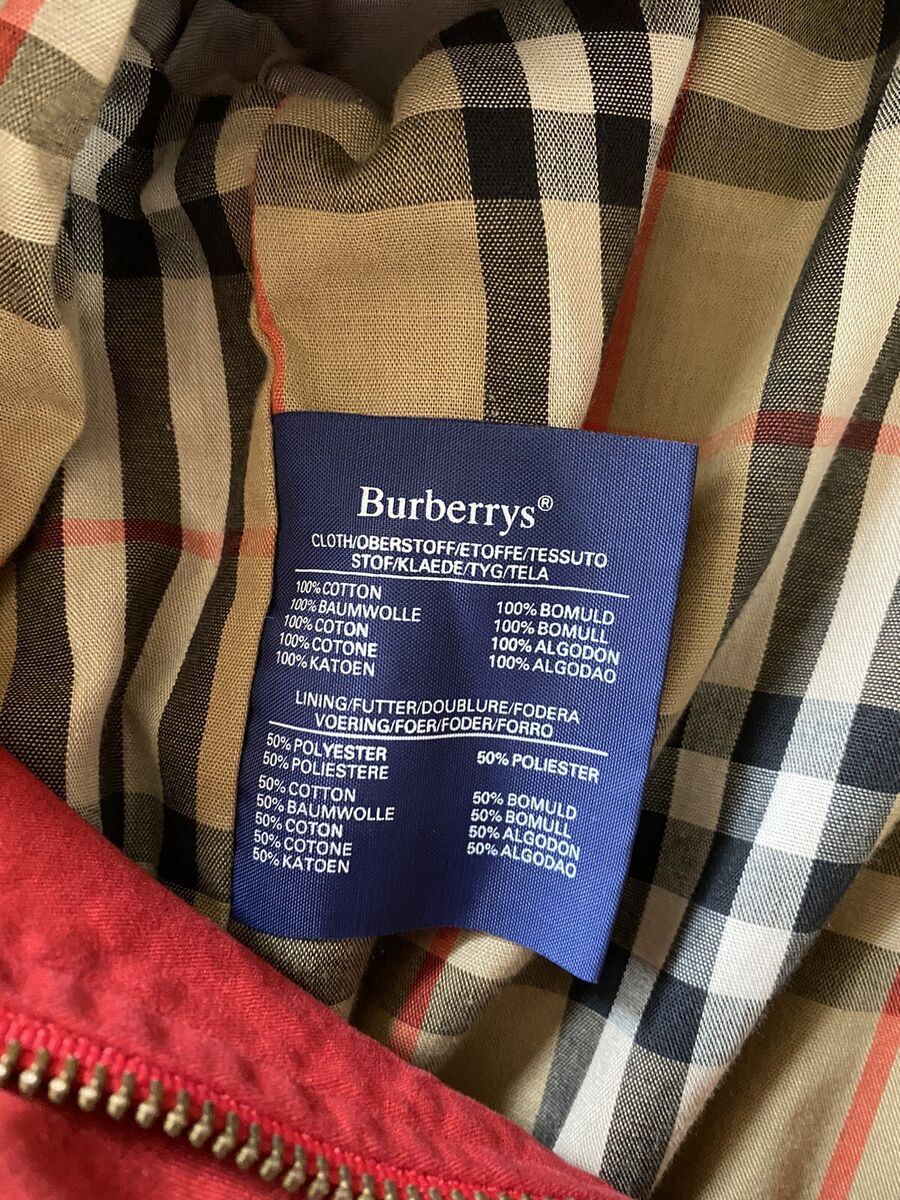 Vintage Red Burberrys' of London Crest Bomber Jacket Unisex Vintage Red Burberrys' of London Crest Bomber Jacket Unisex