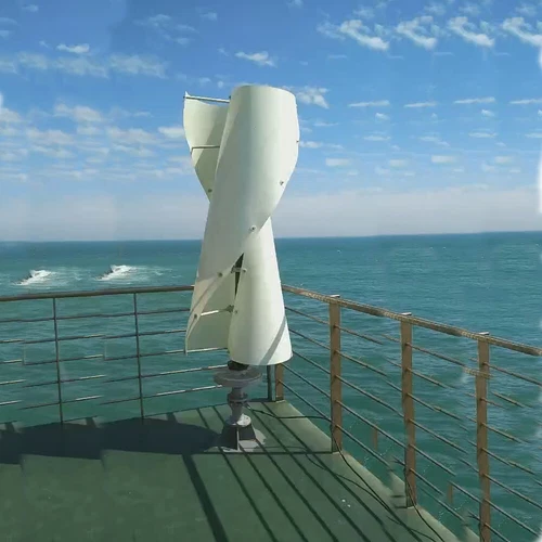 3KW 48V Vertikale Windkraftanlage Low Lärm Windgenerator mit Grid Wechselrichter - Bild 14 von 21