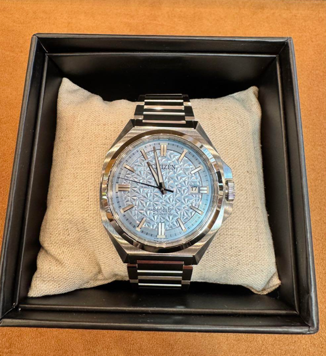 CITIZEN Series 8 NB6051-59L Ice Blue Stainless Steel Men's