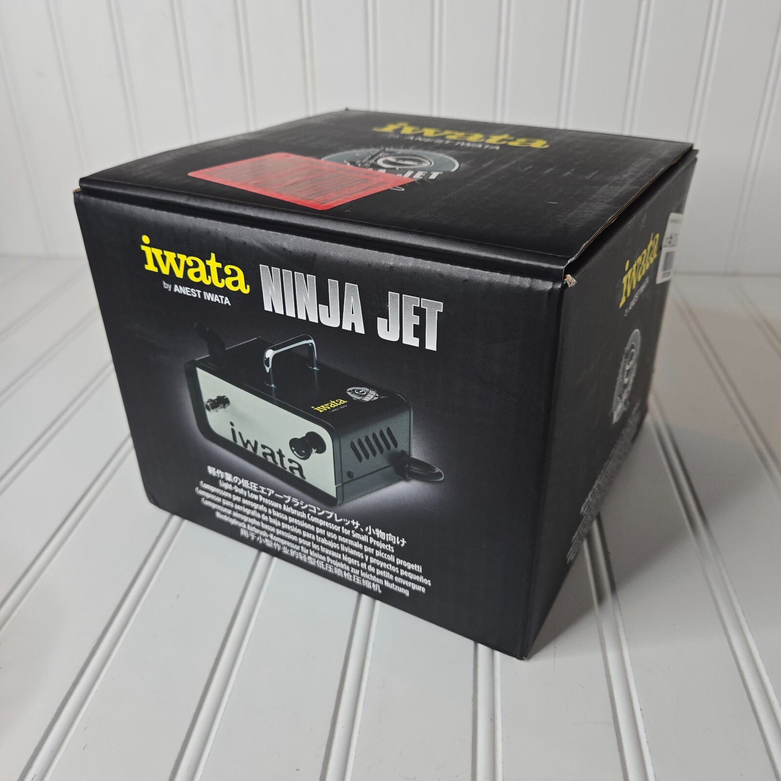 COMPRESSORE PER AEROGRAFO SILENZIOSO IS 35 DE NINJA-JET - IWATA - 734748710357 e