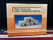 Vintage Belkin Components Data Transfer Switch Parallel Connection NOS F1A013