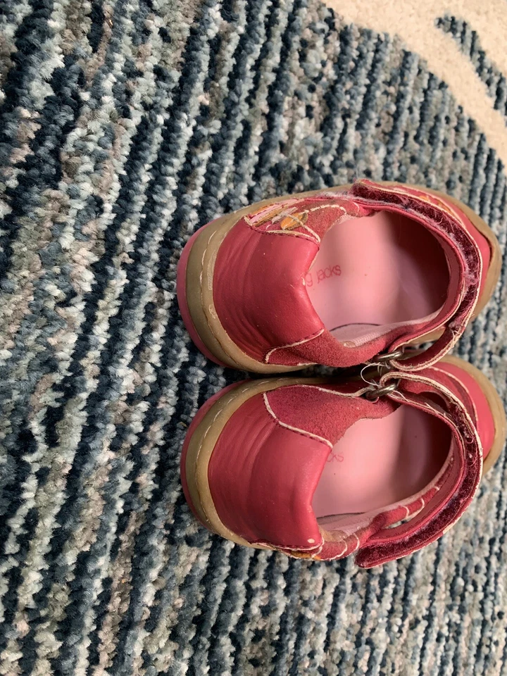 Zapatos Jumping Jacks Bebé Niñas Rojo Charol Talla 6 M Foto 3 de 4