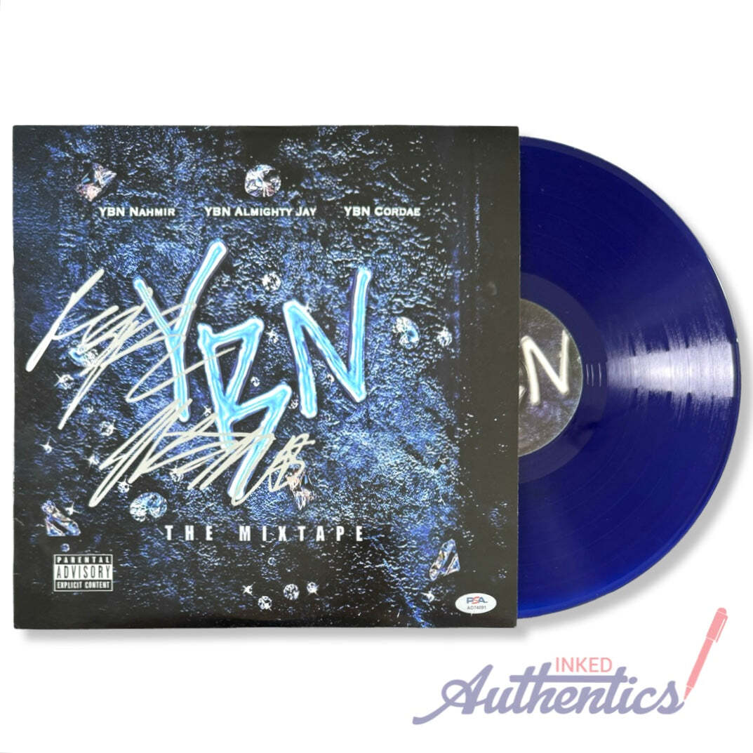 ナヴァグラハ　サイン YBN Nahmir Signed Autographed Vinyl LP “YBN: The Mixtape” PSA/DNA