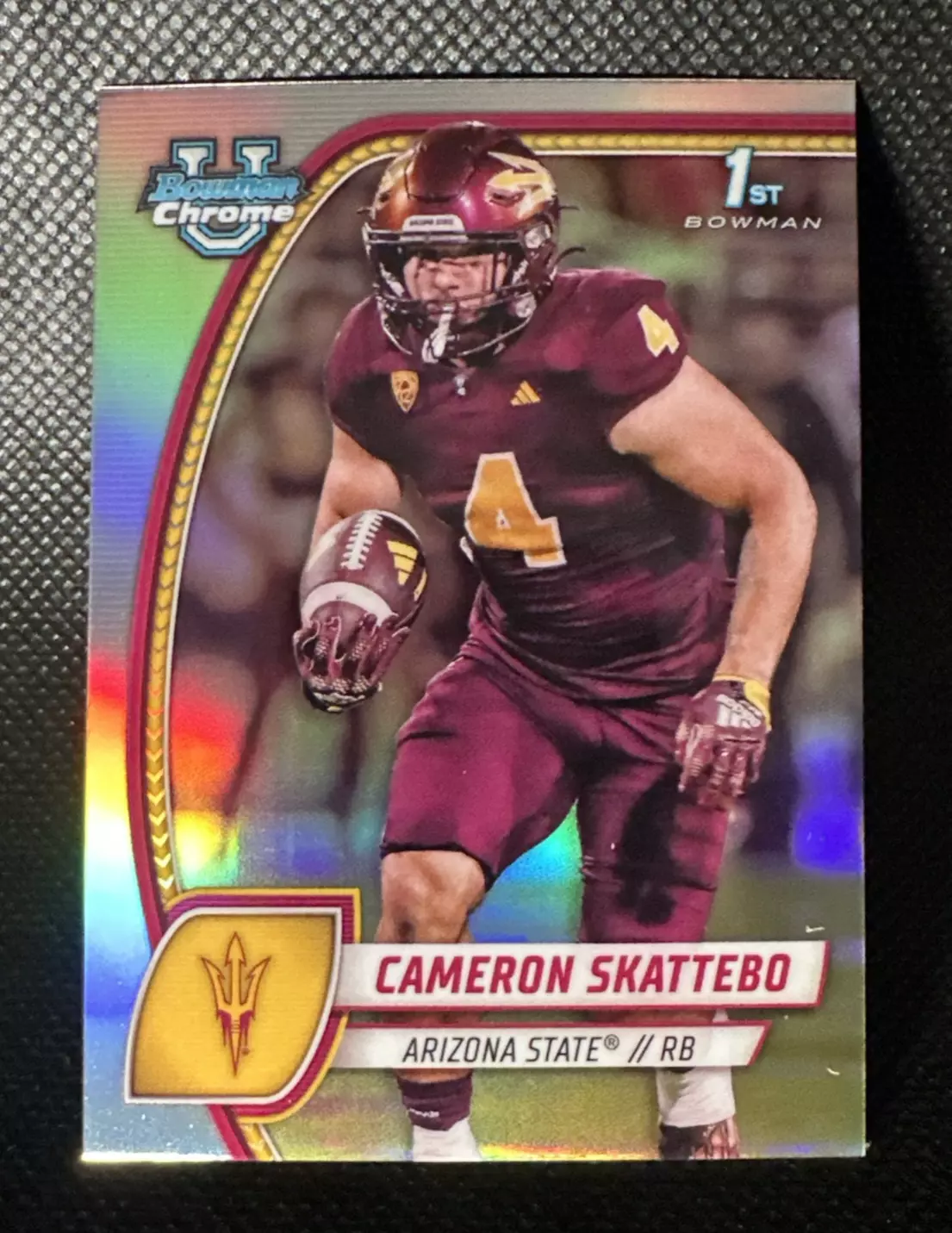Cameron Skattebo trading card