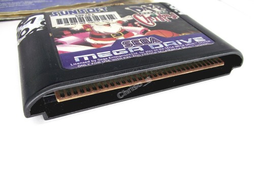 ULTRA RARE DAZE BEFORE CHRISTMAS SEGA MEGA DRIVE EX RENTAL GAME SUIT COLLECTOR + - Photo 4/8