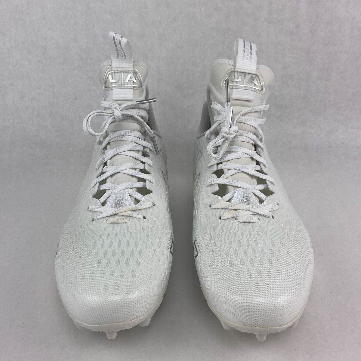 Under Armour Football Cleats Mens 12.5 White UA Spotlight Under Armour Football Cleats Mens 12.5 White UA Spotlight