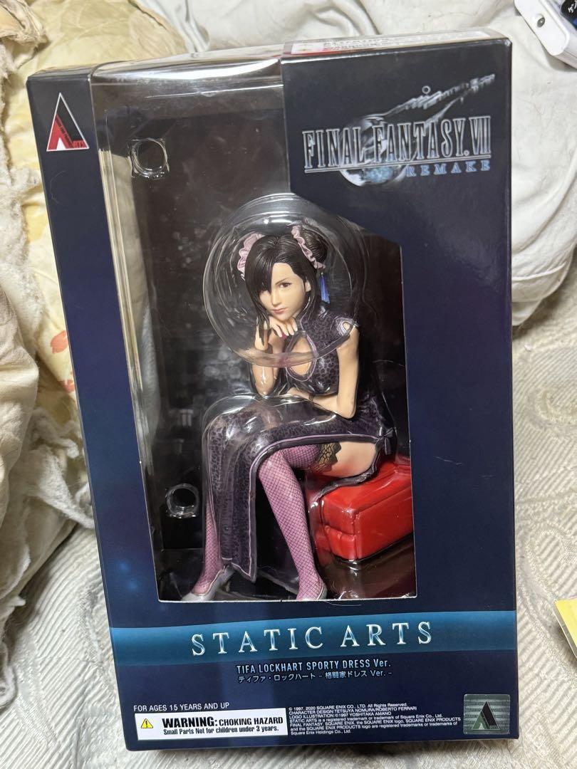ファイナルファンタジー7 FF7 ティファ ドレスVer. スタティックアーツ 開封】FF7R ティファ ドレスVer スタティックアーツを開封！脚が