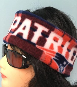 New Patriots Fleece Ear Warmer Hand Made Adult Size Warm Stretchy Ebay