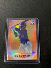 2021 Bowman Chrome Ed Howard Dawn of Glory 21/25 Orange Refractor DOG-6
