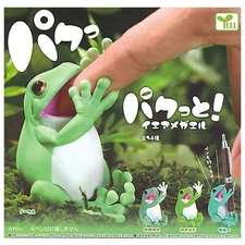 Pakutto! White's Tree Frog Mascot Capsule Toy 4 Types Comp Set Gacha New presale