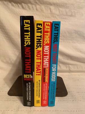 Eat This Not That Survival Guide By David Zinczenko & Matt Goulding 4 Book Lot 