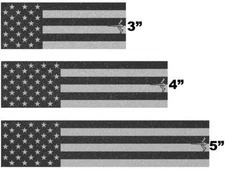 White Water Archery American Flag Reflective Arrow Wraps 15 Pc Two Color Options