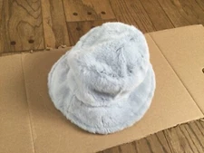 Asos Fluffy Bucket Hat Small-Medium Light Blue