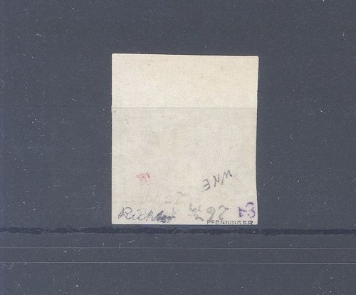Oldenburg Michel Nummer 13, 2 Groschen 1861 gestempelt, geprüft (10908) - Bild 2 von 2
