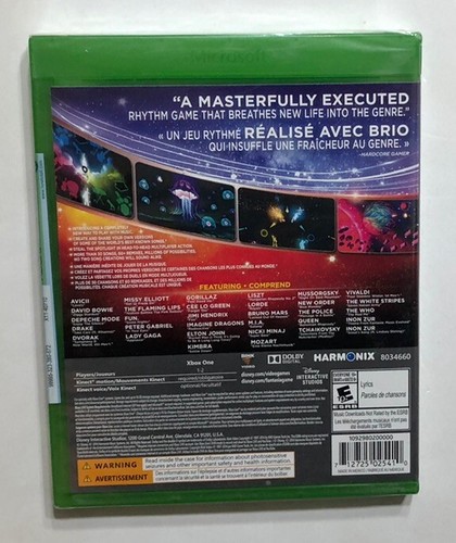 DISNEY FANTASIA MUSIC EVOLVED MICROSOFT XBOX ONE GAME HARMONIX 2014 SEALED NEW - Picture 2 of 2