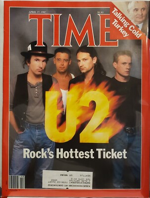 Time Magazine April 1987 U2 Rocks Hottest Ticket Very Clean | eBay