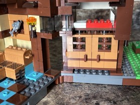Lego Minecraft 21120 & 21134 The Snow Hideout & Waterfall Base w/ All Manuals