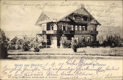 Ak Oberhof im Thüringer Wald, Marienbad - 10447343