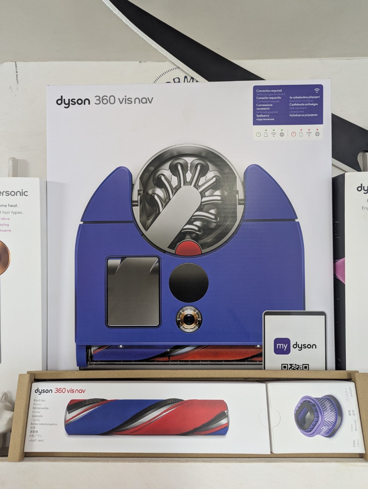 DYSON ROBOT ASPIRAPOLVERE 360 VIS NAV BLUE RED SILVER