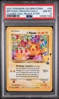 PSA 8 Birthday Pikachu Holo #24 Celebrations Classic Pokémon 2021